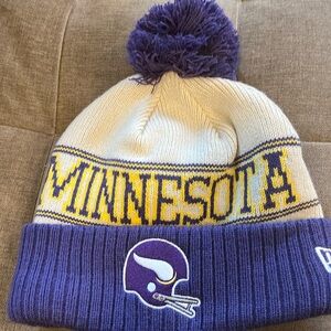 Brand new Minnesota Vikings hat lined fleece NFL